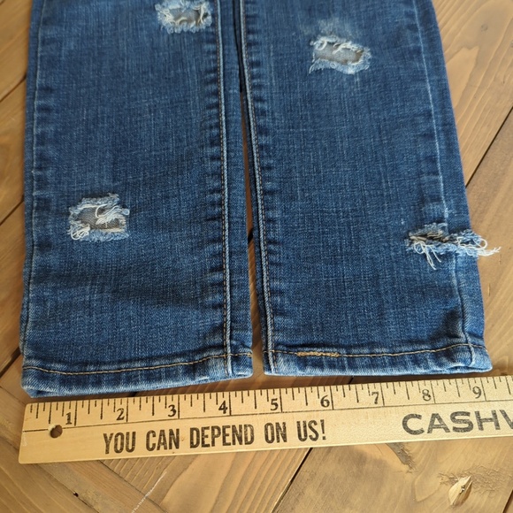 Levi's 721 Women's Distressed Ripped Skinny Jeans - Picture 9 of 12